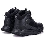 Bota Masculina Original Coturno Couro Resistente Sola EVA - Preto - Extra Leve