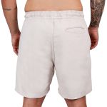 Short Sarja Bege Masculino Verão Estilo e Conforto Garantidos