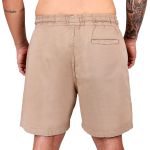 Short Sarja Masculino Verão Estilo e Conforto Garantidos - Nude