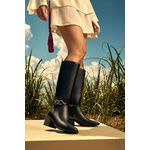 Bota Couro Manzano Preto
