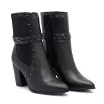 Bota Couro Granette Preto