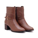 Bota Couro Palazzo Whisky