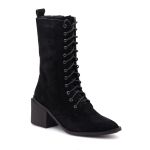 Bota Couro Camurça Polachini Preto