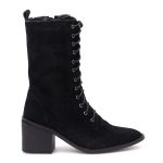 Bota Couro Camurça Polachini Preto
