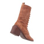 Bota Couro Camurça Polachini Mel