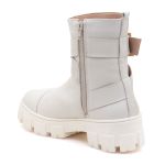 Coturno Couro Daniela Off White