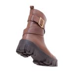 Coturno Couro Daniela Whisky