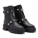 Coturno Couro Ruth Preto