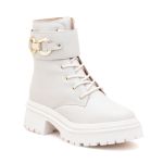 Coturno Couro Luciana Off White