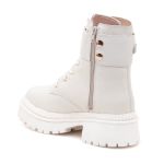Coturno Couro Luciana Off White