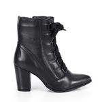 Bota Couro Mary Preto
