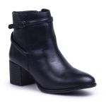 Bota Couro Tessa Preto