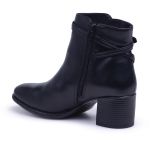 Bota Couro Tessa Preto