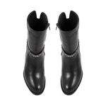 Bota Couro Zoe Preto