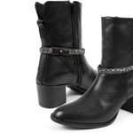 Bota Couro Zoe Preto