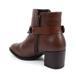 Bota Couro Lolla Chain Trufa