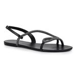 Sandália Rasteira Orchid Black Ox