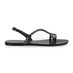 Sandália Rasteira Orchid Black Ox