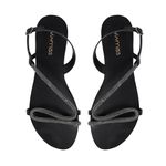 Sandália Rasteira Orchid Black Ox