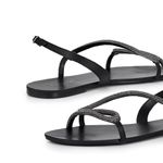 Sandália Rasteira Orchid Black Ox