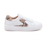 Tênis Miss Flake Branco Amendoa