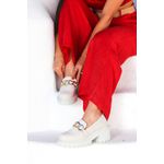 Mocassim Paje Couro Off White