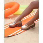 Mocassim Jambiani Couro Ouro Light