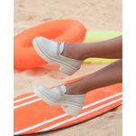 Mocassim Kendwa Couro Off White