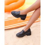 Mocassim Pongwe Couro Preto