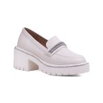 Mocassim Jambiani Couro Off White