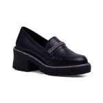 Mocassim Jambiani Couro Preto