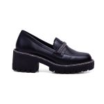 Mocassim Jambiani Couro Preto