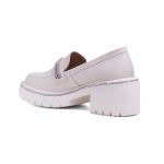 Mocassim Jambiani Couro Off White