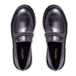 Mocassim Jambiani Couro Inox