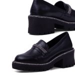 Mocassim Jambiani Couro Preto