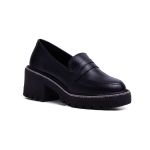 Mocassim Pongwe Couro Preto