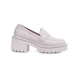 Mocassim Pongwe Couro Off White