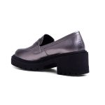 Mocassim Pongwe Couro Inox