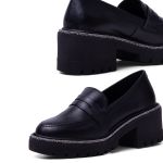 Mocassim Pongwe Couro Preto