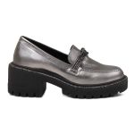 Mocassim Kendwa Couro Inox