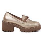 Mocassim Kendwa Couro Ouro Light