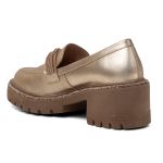 Mocassim Kendwa Couro Ouro Light