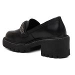 Mocassim Kendwa Couro Preto