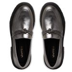 Mocassim Kendwa Couro Inox