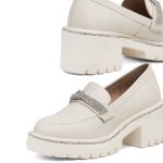 Mocassim Kendwa Couro Off White