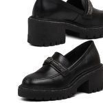 Mocassim Kendwa Couro Preto