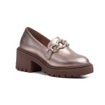 Mocassim Paje Couro Ouro Light