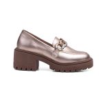 Mocassim Paje Couro Ouro Light
