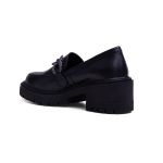 Mocassim Paje Couro Preto