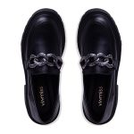 Mocassim Paje Couro Preto